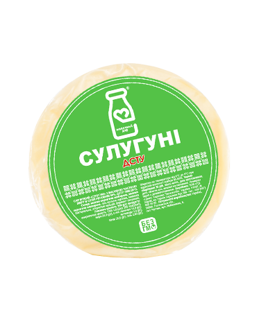 Cир м’який "СУЛУГУНІ" МОЛОЧНИЙ ДАР 50% жиру 250г